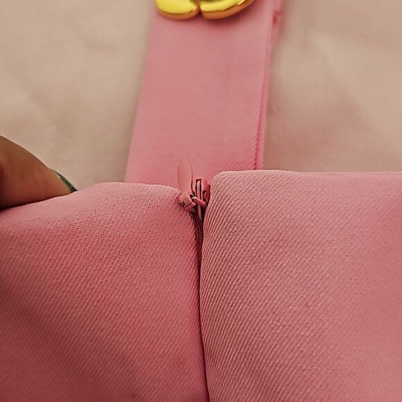 Sunfere Formal Party Open Back Mini Dress Pink Large - Picture 11 of 16